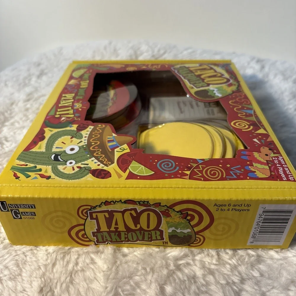 University Games Taco Takeover Food Stuffing Party Game for Kids Ages 6+ Fiesta